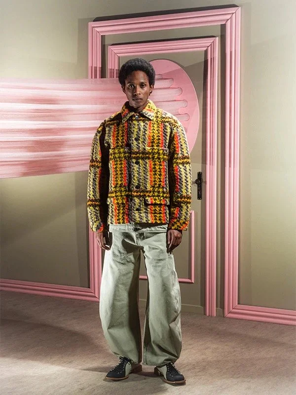 Henrik Vibskov Lamington Jacket Multicolored Checks — Aggregate Supply